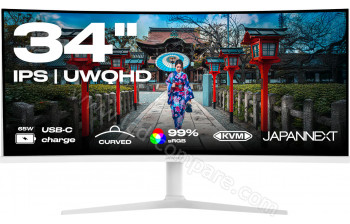 JAPANNEXT JN-I340UWQHD60C-C65W-HS-W - 34 pouces