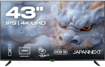 JAPANNEXT JN-i432TUR - 43 pouces - A partir de : 379.99 &euro; chez Japannext chez Cdiscount