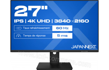 JAPANNEXT JN-IPS270UHD60F - 27 pouces - A partir de : 265.45 &euro; chez Restock System chez Cdiscount