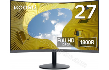 KOORUI 27N5C - 27 pouces - A partir de : 149.99 € chez Amazon