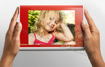 LENCO DPA-800 Rouge - 8 pouces