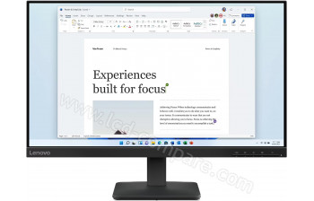 LENOVO L24-4e - 23.8 pouces - A partir de : 96.29 &euro; chez Zoomici chez Pixmania