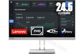 LENOVO L25e-40 - 24.5 pouces - A partir de : 131.03 € chez Stock Bureau chez Cdiscount
