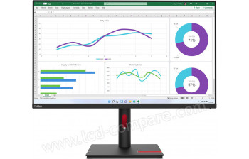 LENOVO ThinkVision T32h-30 - 31.5 pouces - A partir de : 369.98 &euro; chez Icoza chez Cdiscount