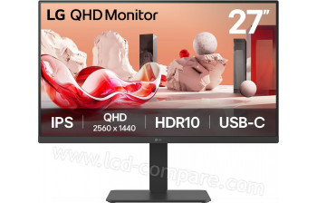 LG 27BA65QB-B - 27 pouces - A partir de : 366.52 € chez Espace disque chez FNAC