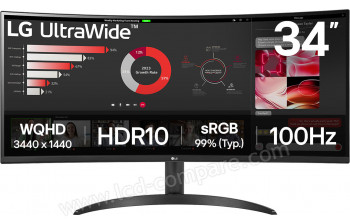 LG 34WR50QK-B - 34 pouces