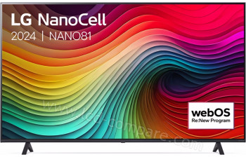 LG 75NANO81 2024 - 189 cm - A partir de : 1199.00 € chez Amazon