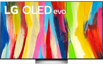 LG OLED65C2 Blanc - 164 cm
