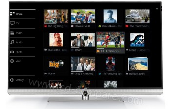 LOEWE Art 55 UHD Argent - 140 cm