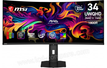 MSI MAG 341CQPDE QD-OLED X28 - 34.1 pouces - A partir de : 1283.66 &euro; chez Digital Universe FR chez PcComponentes