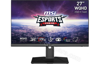 MSI G272QPF - 27 pouces - A partir de : 189.99 € chez Amazon