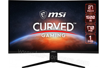 MSI G273CQ - 27 pouces - A partir de : 179.99 € chez Cdiscount