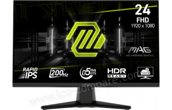 MSI MAG 242F - 23.8 pouces - A partir de : 99.99 &euro; chez Cdiscount