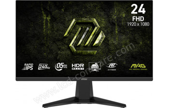 MSI MAG 245F X24 - 23.8 pouces - A partir de : 129.99 &euro; chez Darty chez Cdiscount