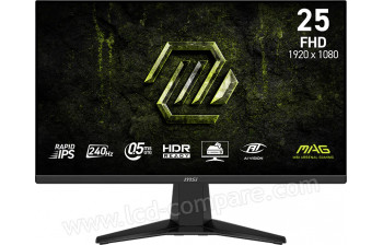 MSI MAG 255F X24 - 24.5 pouces