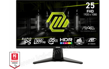 MSI MAG 255XF - 24.5 pouces - A partir de : 147.77 &euro; chez PcComponentes