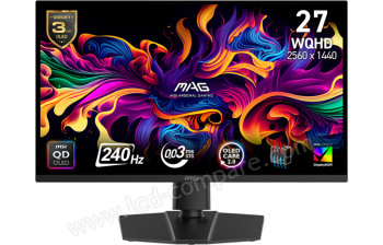 MSI MAG 271QP QD-OLED X24 - 26.5 pouces - A partir de : 499.99 &euro; chez Darty chez Cdiscount