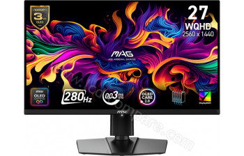 MSI MAG 271QP QD-OLED X28 - 26.5 pouces - A partir de : 623.09 &euro; chez egenta.shop chez Amazon