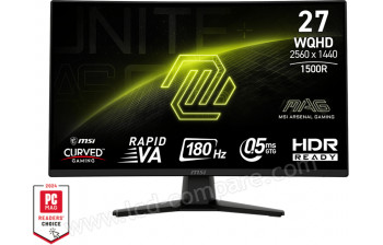 MSI MAG 274CQF - 27 pouces - A partir de : 147.77 &euro; chez PcComponentes