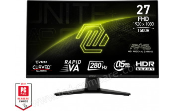 MSI MAG 274CXF - 27 pouces - A partir de : 149.99 &euro; chez RueDuCommerce