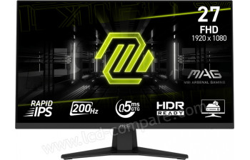 MSI MAG 274F - 27 pouces - A partir de : 127.93 &euro; chez PcComponentes