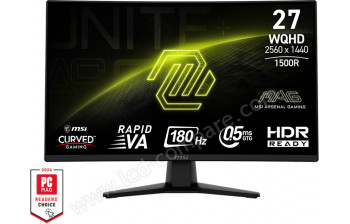 MSI MAG 274QFDE - 27 pouces - A partir de : 302.98 &euro; chez Icoza chez Amazon