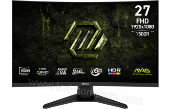 MSI MAG 275CF X24 - 27 pouces - A partir de : 170.01 &euro; chez GpasPlus chez RueDuCommerce