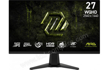 MSI MAG 275QFA E20 - 27 pouces