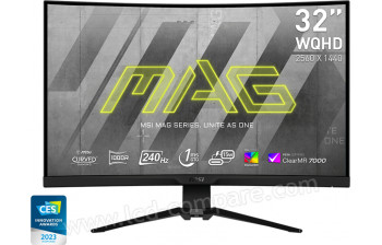 MSI MAG 325CQRXF - 31.5 pouces - A partir de : 663.45 € chez JTC Computer Store chez Amazon