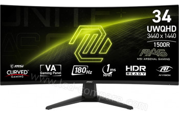 MSI MAG 346CQ - 34 pouces - A partir de : 341.99 &euro; chez Amazon