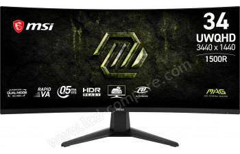 MSI MAG 346CQDF E20 - 34 pouces - A partir de : 279.99 &euro; chez Boulanger