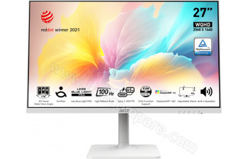 MSI Modern MD272QXPW - 27 pouces - A partir de : 259.31 &euro; chez Amazon UK chez Amazon