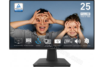 MSI PRO MP252 - 24.5 pouces - A partir de : 79.99 &euro; chez Amazon