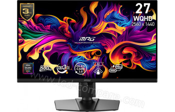 MSI MPG 271QR QD-OLED X50 - 26.5 pouces - A partir de : 792.40 &euro; chez PcComponentes