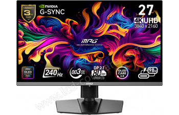 MSI MPG 272URXDE QD-OLED - 26.5 pouces - A partir de : 980.83 &euro; chez HiTechOnline Italia chez Amazon