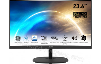 MSI PRO MP2412C - 23.6 pouces - A partir de : 83.30 € chez PcComponentes