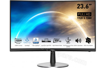 MSI PRO MP2422C - 23.6 pouces - A partir de : 108.00 € chez Wimotic chez Amazon