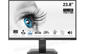 MSI PRO MP243X - 23.8 pouces - A partir de : 101.75 &euro; chez ASDiscount chez Cdiscount