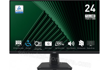 MSI PRO MP245G - 23.8 pouces - A partir de : 101.53 &euro; chez Yeppon chez Amazon