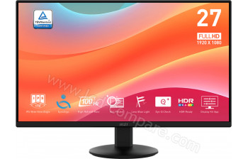 MSI PRO MP272L - 27 pouces - A partir de : 106.35 &euro; chez Restock System chez Cdiscount