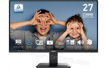 MSI PRO MP273U - 27 pouces - A partir de : 239.36 € chez Infopavon chez Pixmania