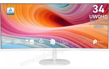 MSI PRO MP341CQW E12 - 34 pouces - A partir de : 497.30 &euro; chez Digital Universe FR chez PcComponentes