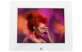 ROLLEI Pissarro DPF-80 Blanc - 8 pouces