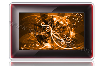 SAMSUNG SPF-87H Rouge  - 8 pouces