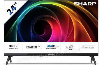 SHARP 24HA1205E - 60 cm - A partir de : 115.00 &euro; chez PcComponentes