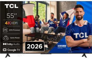 TCL 55P6L - 139 cm - A partir de : 498.99 &euro; chez Monsieur Plus chez Pixmania