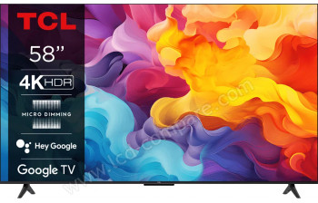 TCL 58V6B - 146 cm - A partir de : 399.00 € chez E.Leclerc