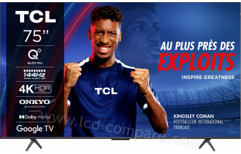 TCL 75C72B - 189 cm - A partir de : 879.00 &euro; chez Futureland
