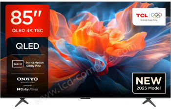 TCL 85T8C - 214 cm - A partir de : 1099.00 &euro; chez Amazon