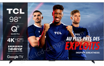 TCL 98C69B - 247 cm - A partir de : 1661.50 € chez Villatech chez Darty